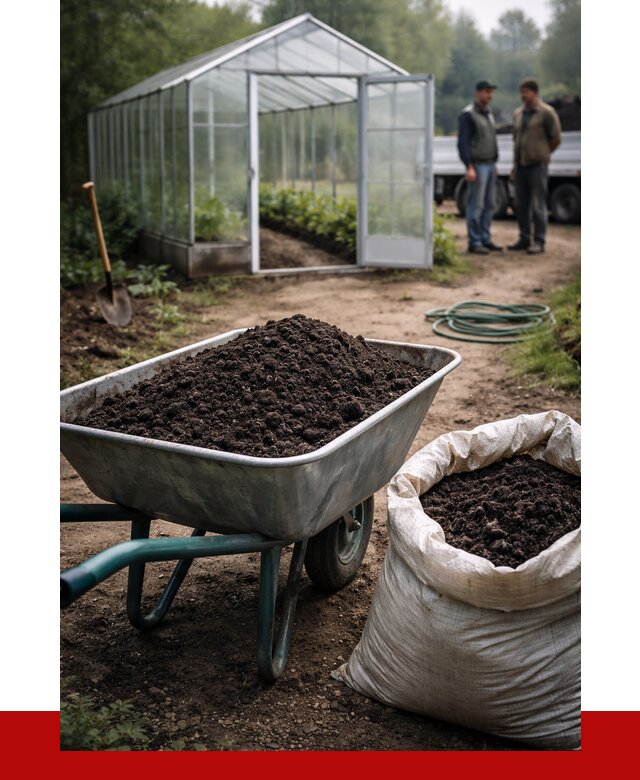 Чернозем для теплицы в Белове с доставкой от 1629 р. | ПРОНЕРУДБлв