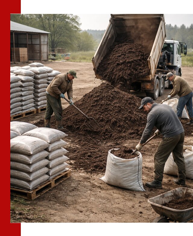 Доставка компоста оптом и в розницу в Белове