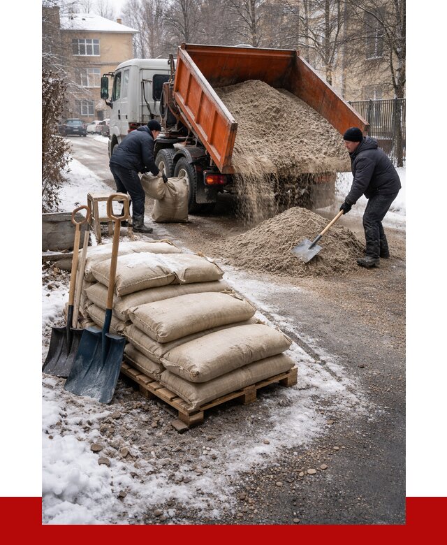 Противогололедные материалы оптом в Белове от 4561 р. | ПРОНЕРУДБлв
