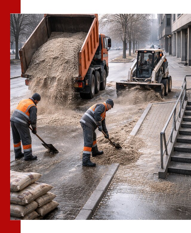 Поставка противогололедных материалов в Белове
