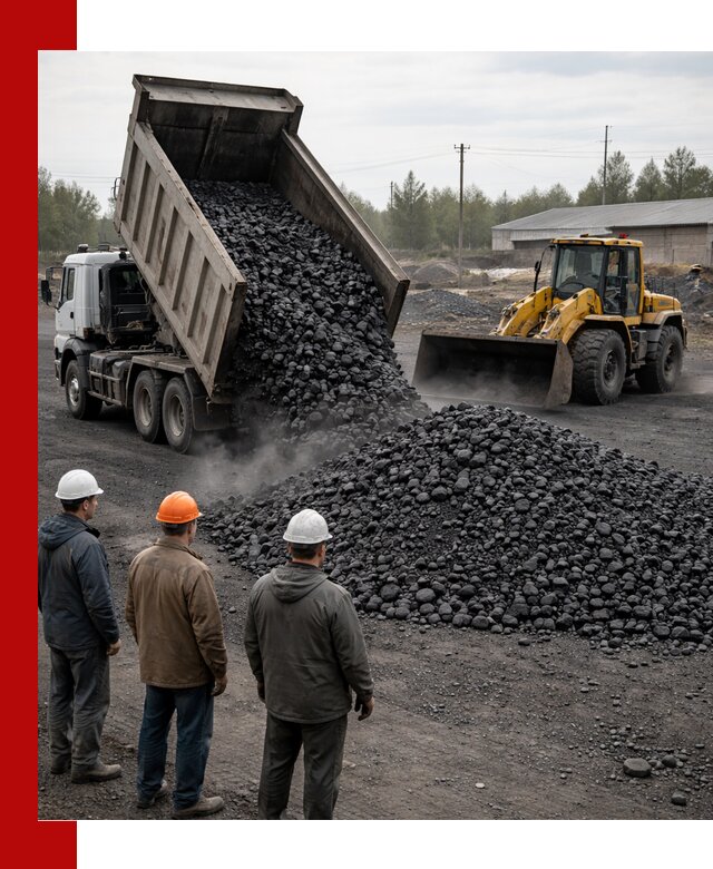 Доставка угля антрацита в Белове с самосвалами и погрузкой