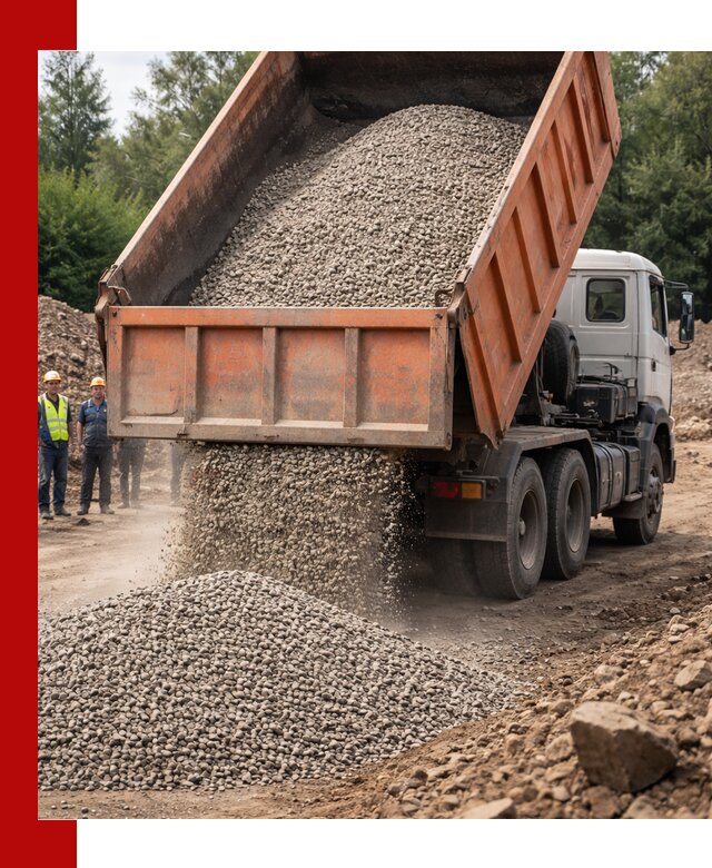 Доставка сыпучих материалов самосвалом в Белове быстро и надежно