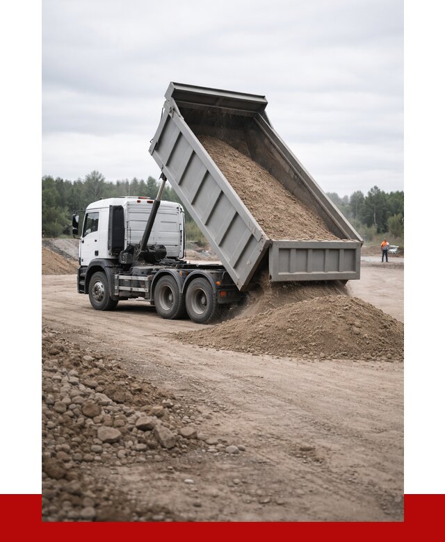Доставка самосвалом 15 кубов в Белове от 7058 руб. | ПРОНЕРУДБлв