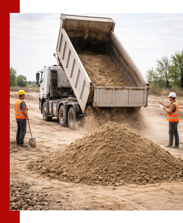 Доставка самосвалом 15 кубов в Белове за город и по городу