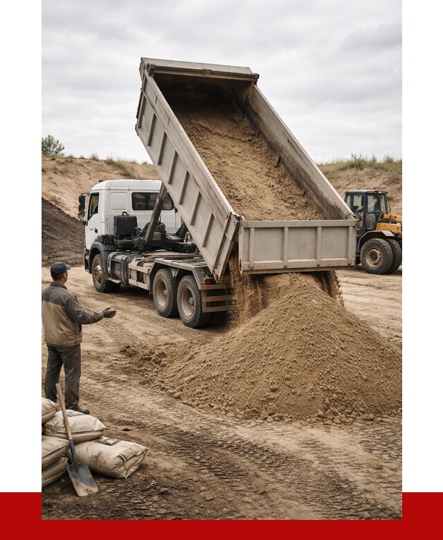 Доставка самосвалом 20 кубов в Белове от 8144 р. | ПРОНЕРУДБлв