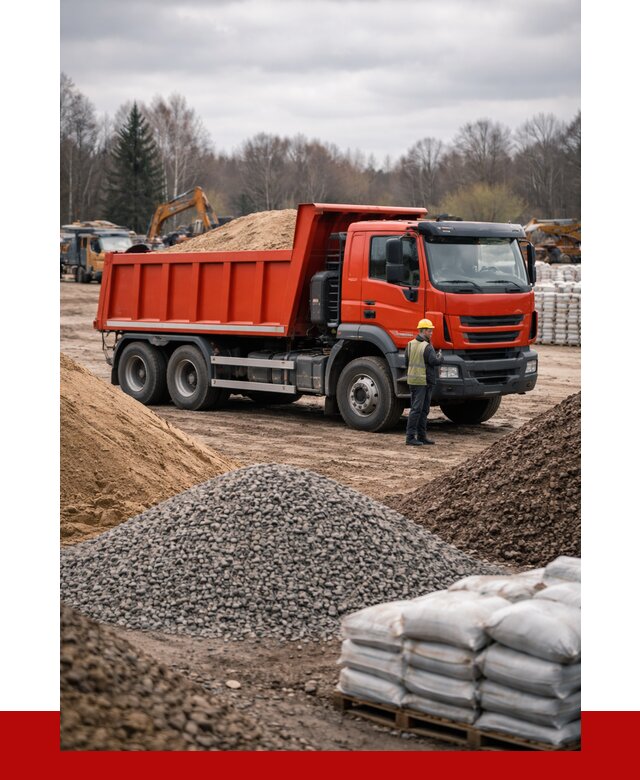 Доставка самосвалом 25 кубов в Белове от 8144 р. | ПРОНЕРУДБлв