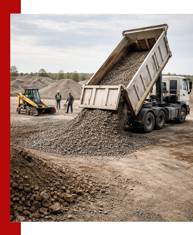 Доставка самосвалом 25 м³ в Белове быстро и надежно