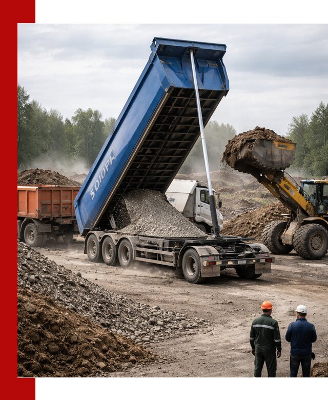 Аренда тонар 40 тонн в Белове с доставкой материалов