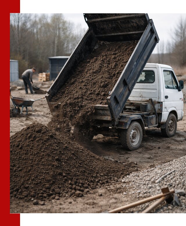 Аренда минисамосвала в Белове для доставки сыпучих материалов