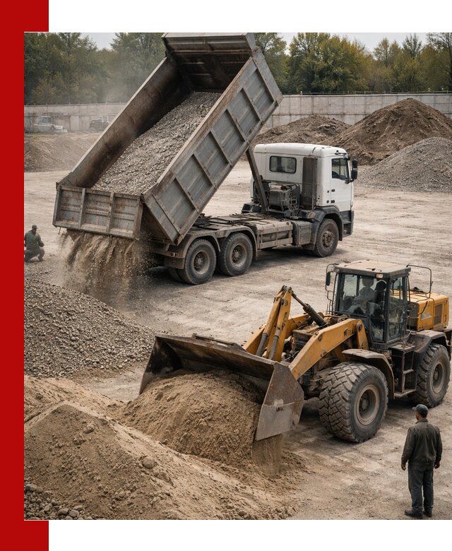 Перевозка сыпучих грузов самосвалами и бортовыми в Белове