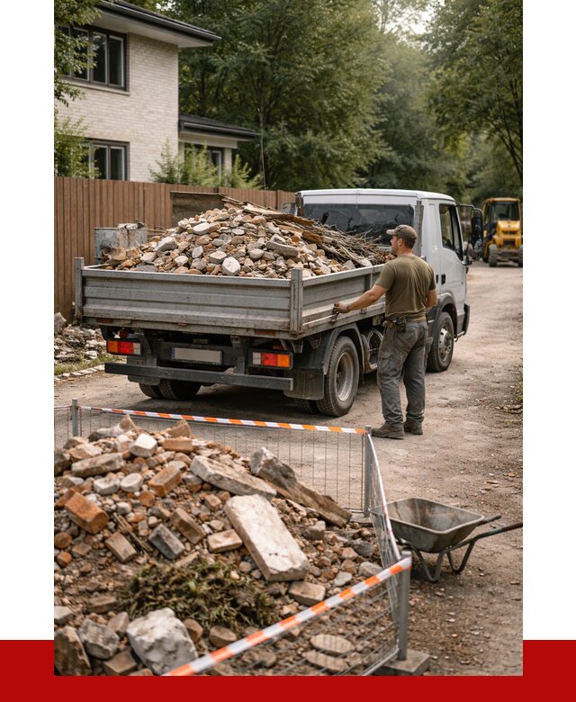 Вывоз строительного мусора с погрузкой в Белове от 8144 р | ПРОНЕРУДБлв