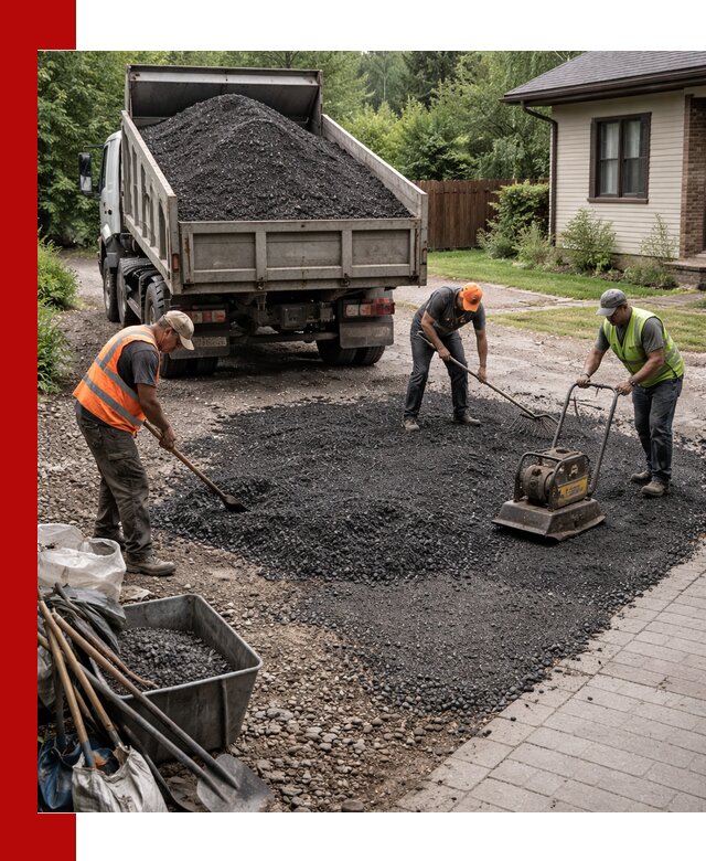 Асфальтовая крошка для двора с доставкой в Белове